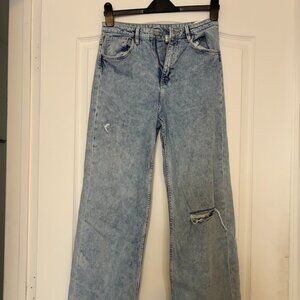 H&M Wide Leg High Rise Jeans, Kid's 18 (similar to 2/4 Women's)